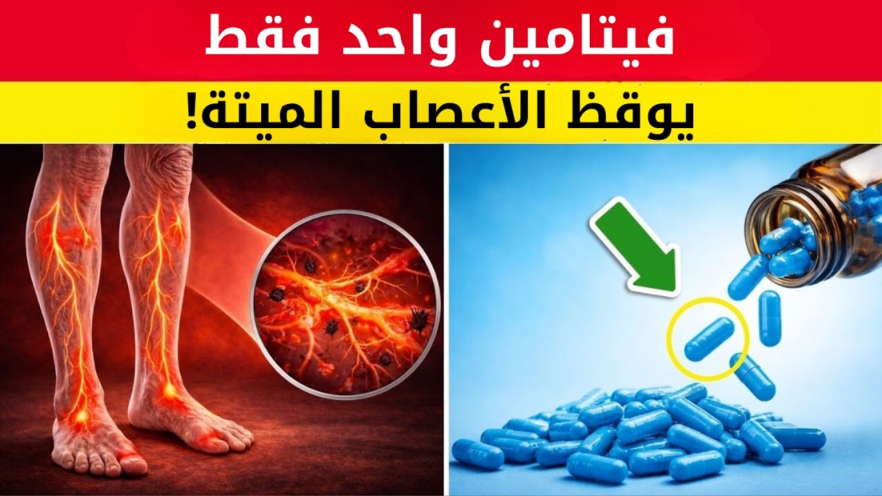 هذا الفيتامين عكس تلف الأعصاب خلال 14 يومًا (بعد سن الستين) | نصائح صحية لكبار السن