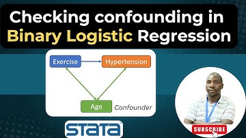 Check for Confounding in Logistic Regression Models