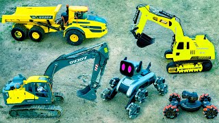 Tìm Xe Cẩu Múc Cát , Xe Ben chở Đất , Máy Xúc Điều Khiển Từ Xa , Ô Tô Đồ Chơi Chó Robot Xoay 360