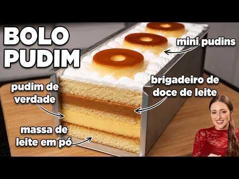 APRENDA O FAMOSO BOLO PUDIM - RECEITA COMPLETA | Tábata Romero