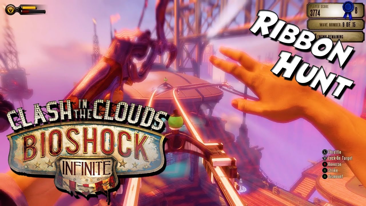 [Bioshock Infinite] Hunting For Blue Ribbons | Clash In The Clouds ...