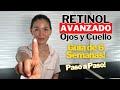 Retinol en ojos y cuello  guia avanzada paso a paso