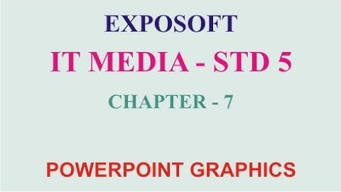 IT MEDIA STD 5 - CHAPTER 7 POWERPOINT GRAPHICS