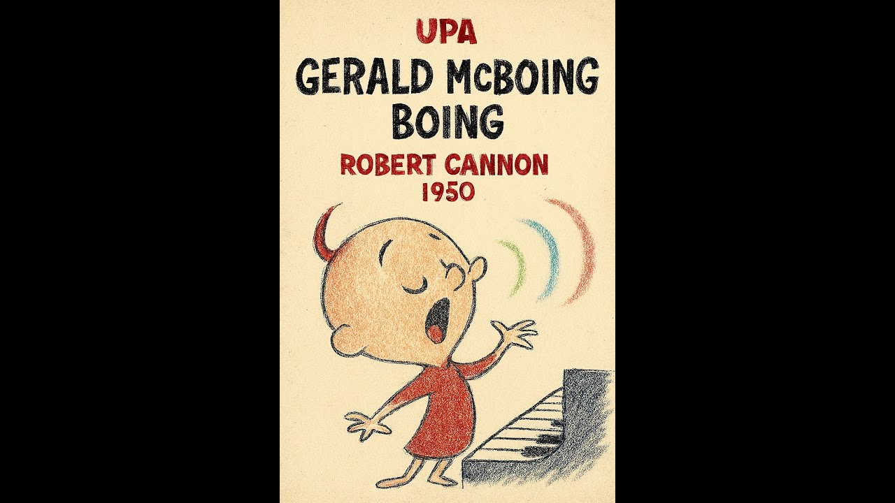 Gerald McBoing‑Boing (1950) | UPA Classic | Oscar‑Winning Animated Short