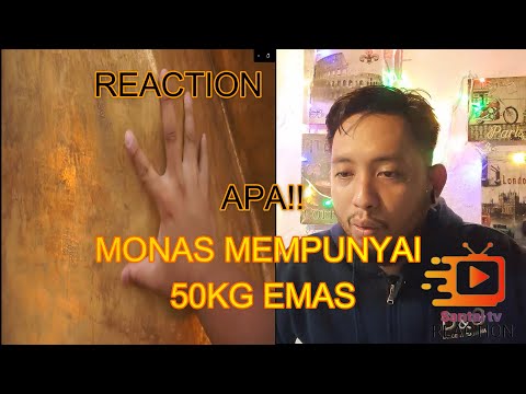 🔴ternyata di monas ada 50kg emas //react