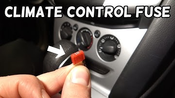 CLIMATE CONTROL FUSE LOCATION AND REPLACEMENT FORD FOCUS MK3 2012-2018