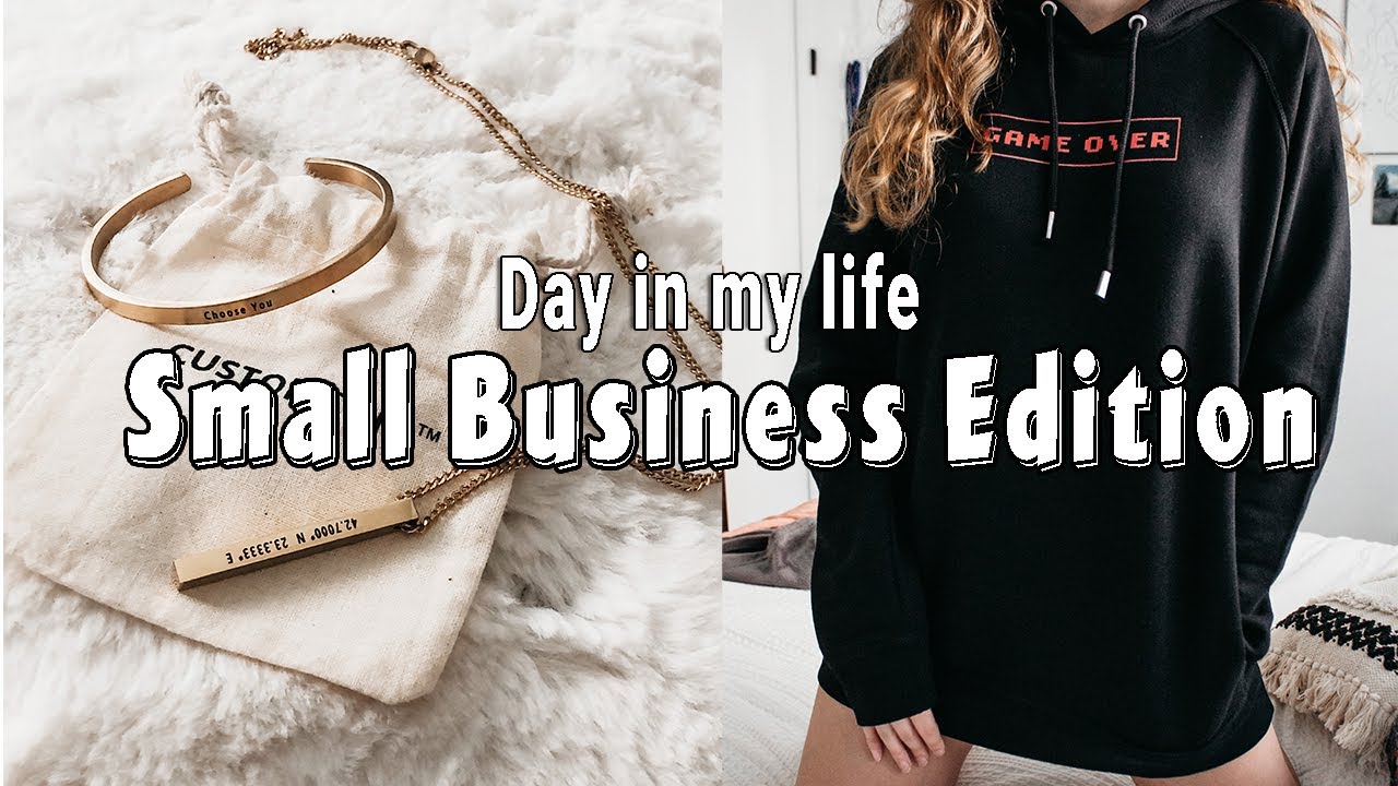 A DAY IN THE LIFE OF A YOUNG SMALL BUSINESS OWNER vlog - YouTube