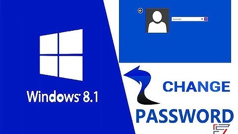 How to change password in windows 8.1