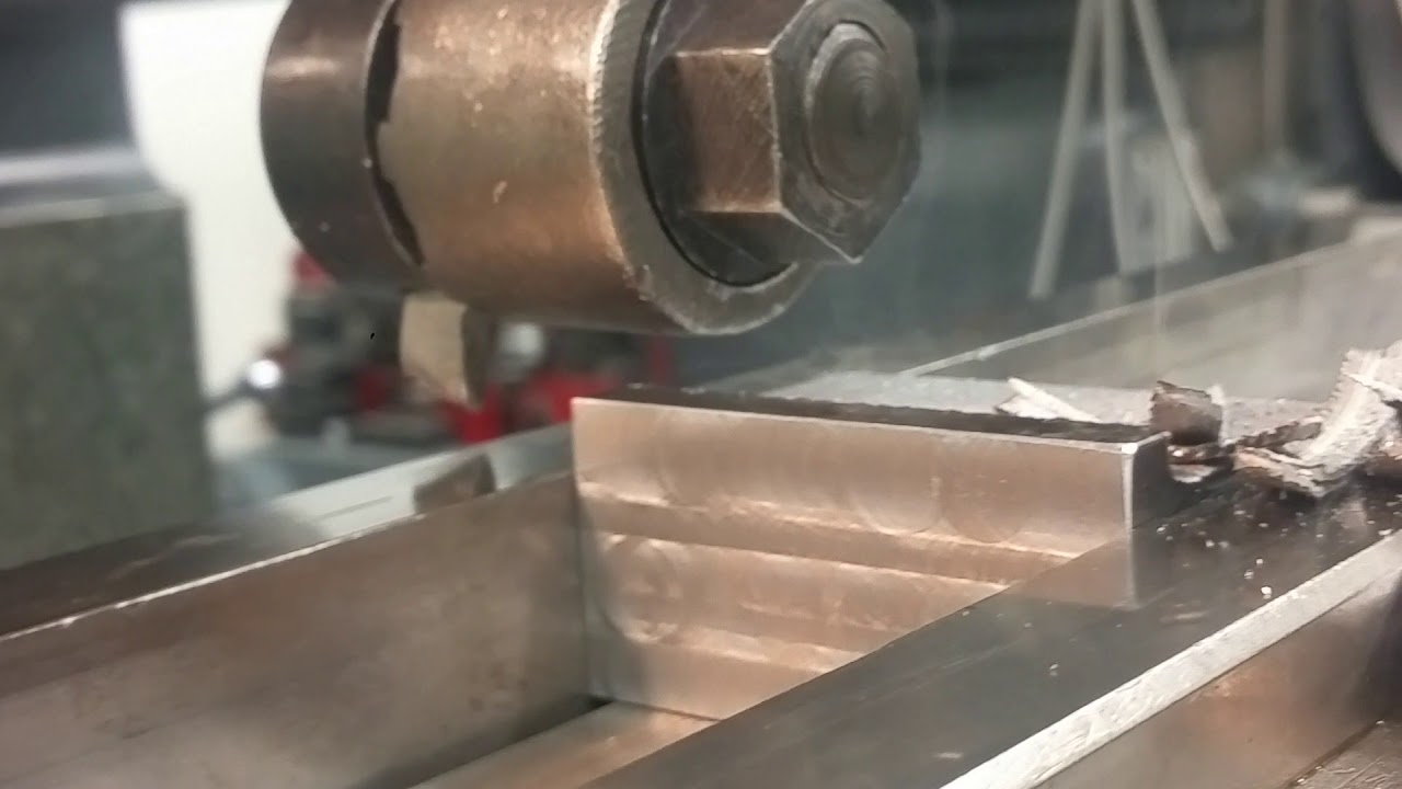 1/4" deep cut - Cincinnati 24" Shaper.