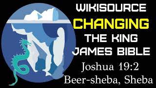 Wikisource changing the King James Bible