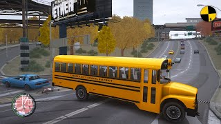 Download Lagu GTA 4 Crazy School Bus Crashes Ep.87 MP3
