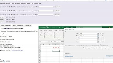 Find future value given present value in excel annually, quarterly and monthly