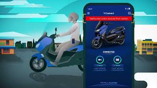 2022 Yamaha Motor "Y-Connect" app introduction movie screenshot 3