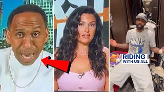 Stephen A Smith ADMITS Kyrie BEEF Was Personal Molly Qerim Gets Irritated W/Him Live On First Take