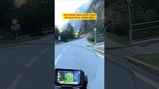 ROADWORKS HELL - The &#39;Simplon Pass&#39; from Switzerland into Italy - Sept 2023. #yarromoto
