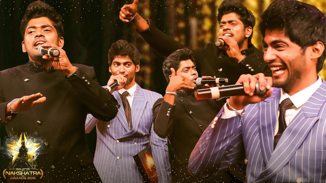 Sandy  Tharshans LIVE We Are The Boys Performance On Stage  Galatta Nakshatra Awards 2019