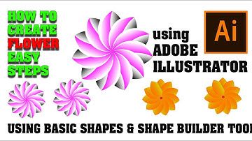 Adobe Illustrator Tutorial: Easy Flower Design for Beginners