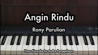 Angin Rindu - Rony Parulian | Piano Karaoke by Andre Panggabean