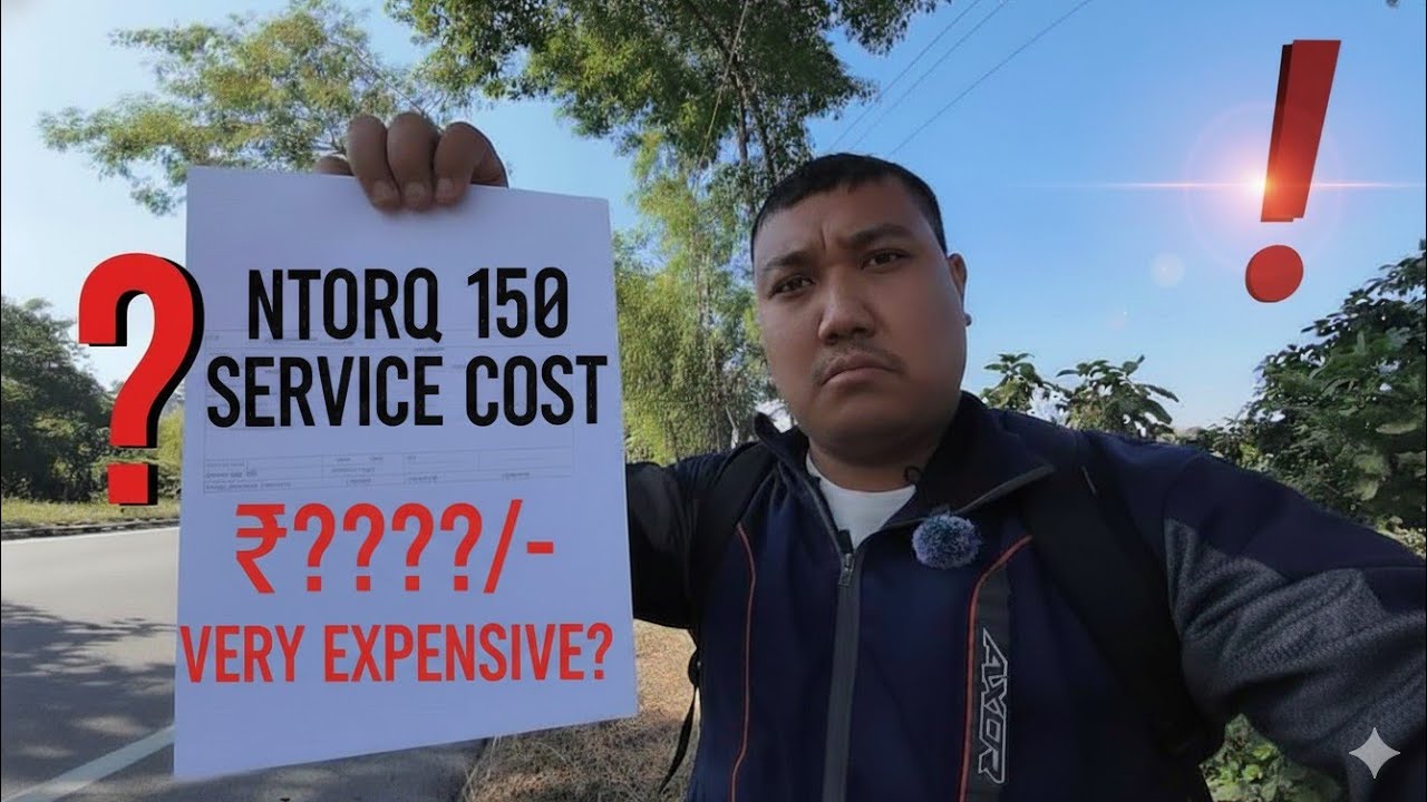 NTORQ150 First Service Cost? Is it expensive 😱😱