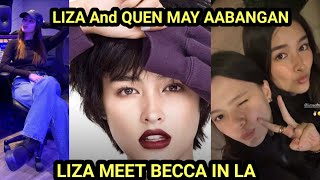 Download Lagu #lizquen, Liza \u0026 Enrique May Aabangan pareho.Liza meet BECCA in LA. MP3