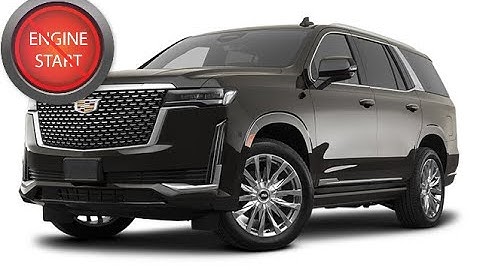 Open and Start 2021 and newer Cadillac Escalade models with a dead key fob battery.