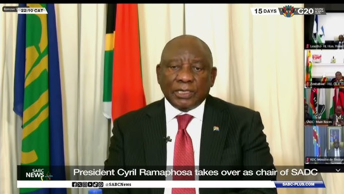 President Cyril Ramaphosa takes over as SADC chair - YouTube