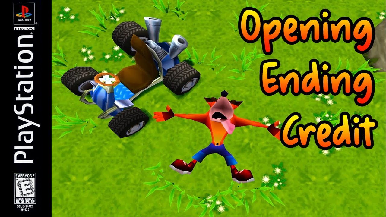[PS1] Crash Team Racing Gameplay - Opening CG and End Credit (HD 60FPS ...