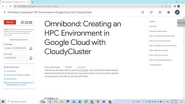 Omnibond: Creating an HPC Environment in Google Cloud with CloudyCluster #googlecloudplatform #gcp