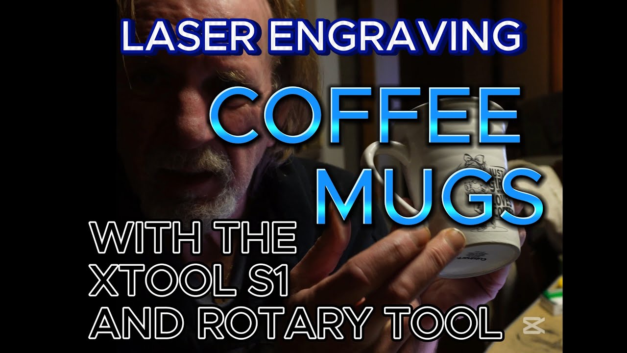 Xtool S1 laser engraving coffee mugs in black lettering  #business #money #fun #education #art