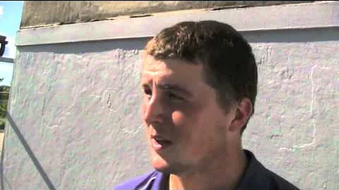 Finland U19 defenceman Eric Cooley after Finland-A...