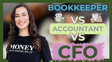 Bookkeeper vs Accountant vs CFO