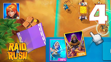 Raid & Rush - Gameplay Walkthrough Part 4 (iOS, Android)