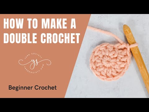Amigurumi Crochet Basics | How To Make A Double Crochet In The Round | Yarn Society