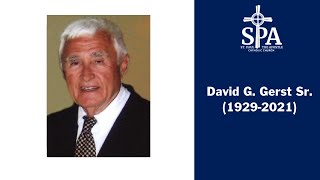 Mass of Christian Burial - David G. Gerst Sr.