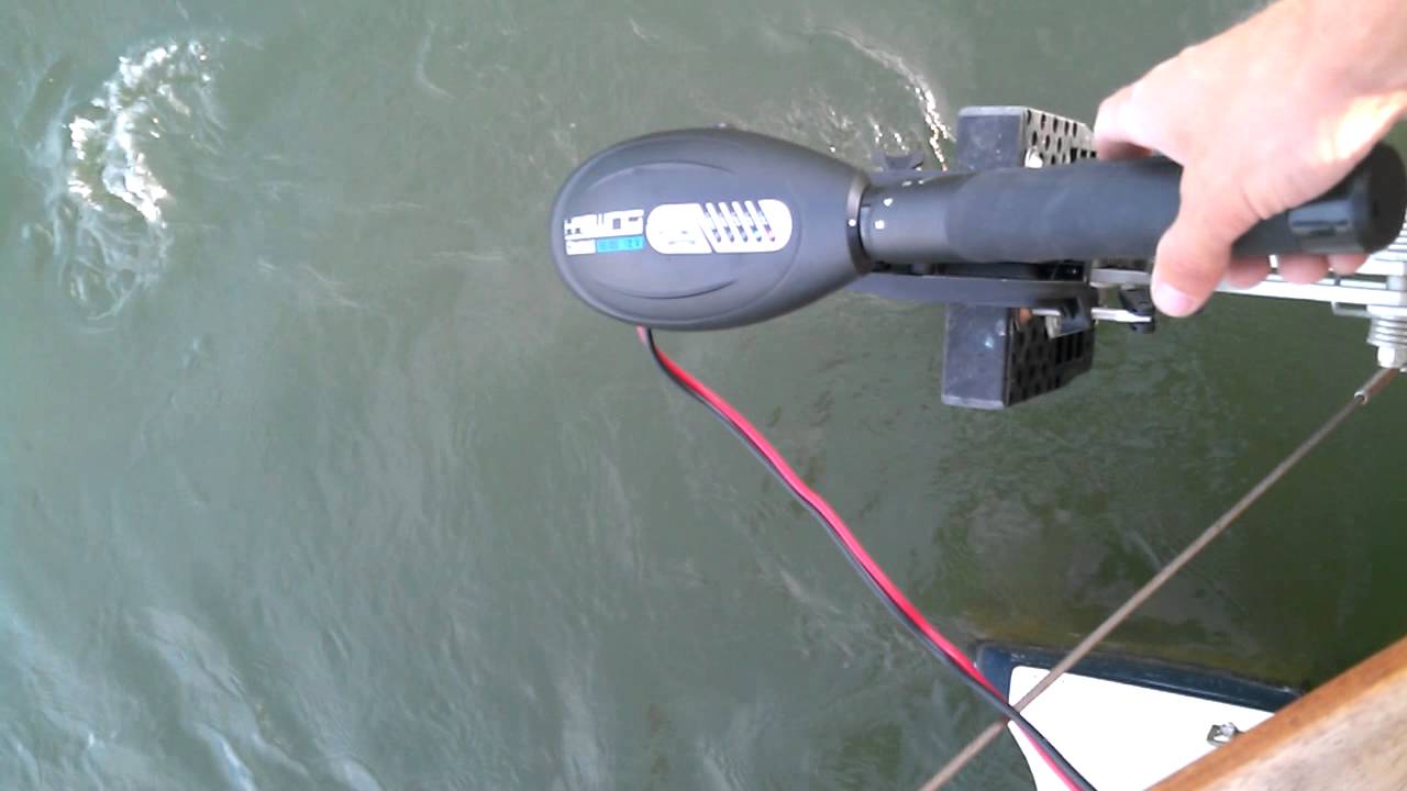 trolling motor on sailboat