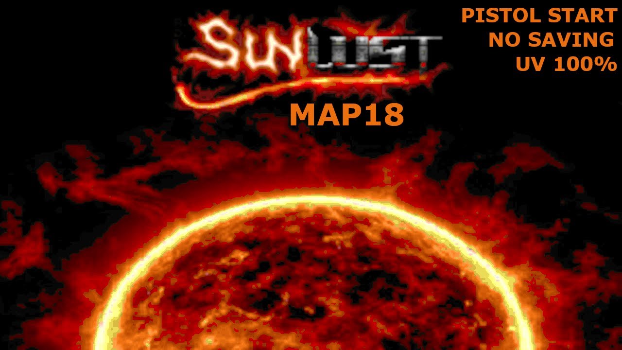 Doom 2: Sunlust UV 100% Map18