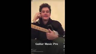 John Mayer Plays   Stevie Ray Vaughan  Style  Live On Instagram 2018