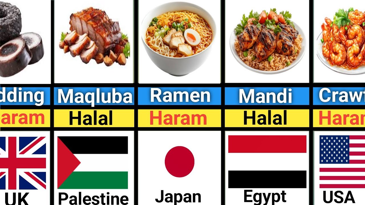 Global Eats: Discovering Halal and Haram Surprises