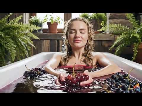 ASMR Showering in a Bath of FRUIT JUICE 🍓🍊🍉/ ASMR Fruit Spa: Immersive Juice & Water Sounds