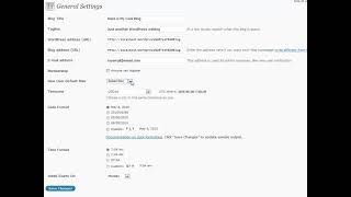 general settings | Part-16 Free Video Course | WordPress 101 | Without Investment Earn Money Course