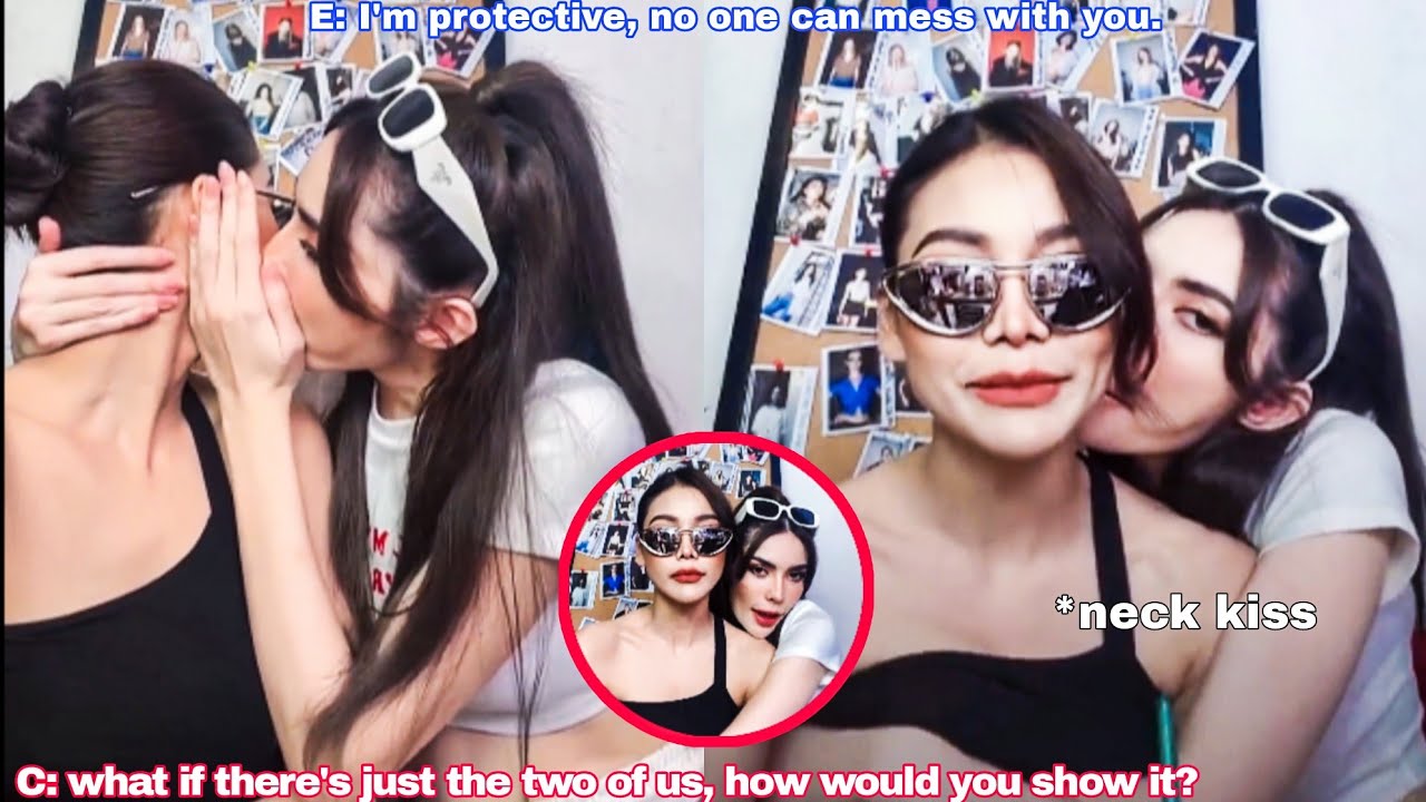 (EngLot) Charlotte flirting Engfa during their recent live together 🤭