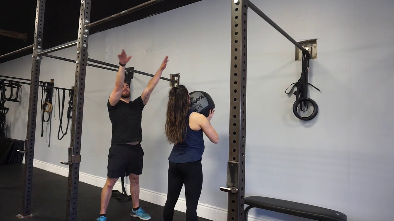 Wall Balls physiotherapy exercises