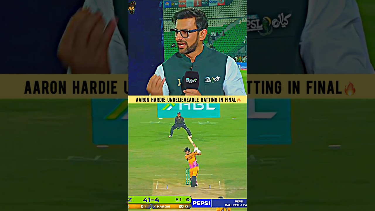 Aaron Hardie Unbelieveable Batting in Final 🔥 #cricket #shorts