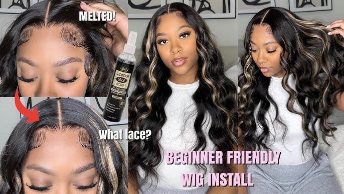 Does Ebin New York Lace Tint Work?🧐 Bomb Goddess 13x6 lace wig ft. Wiggins  Hair