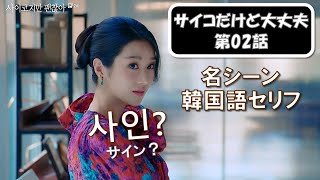 【韓国語会話】サイコだけど大丈夫で学ぶ韓国語フレーズ.Ep02