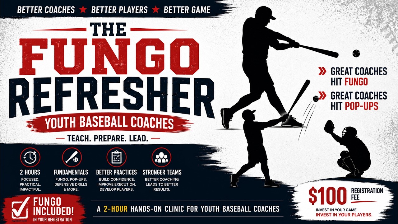 The Fungo Refresher - For Coaches Who HIT LIKE A BIG LEAGUE COACHES... or WANT TO.
