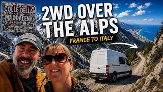 Crossing the Alps into Italy in Our 2WD Van
