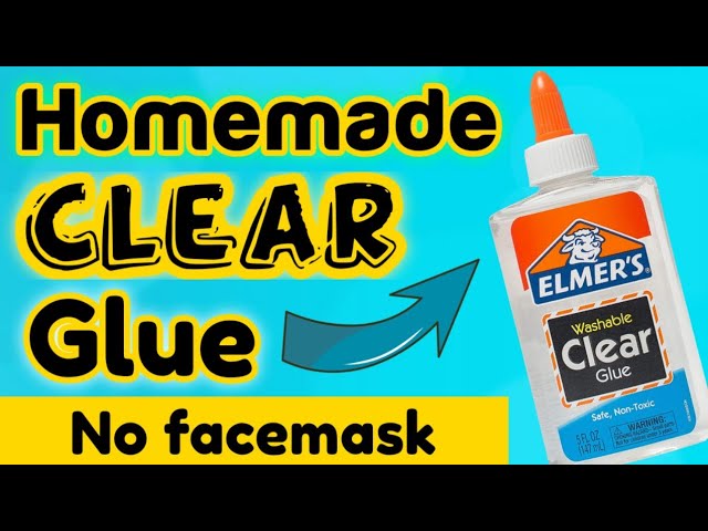 Homemade clear glue, clear glue making, how to make clear glue at  home, diy clear glue
