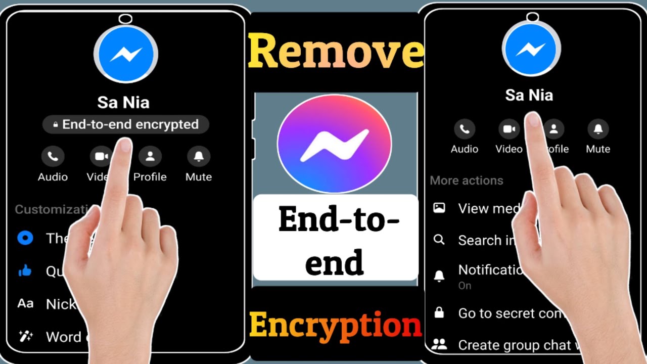 How to Turn Off End-To-End Encryption On Messenger | Remove End-To-End ...