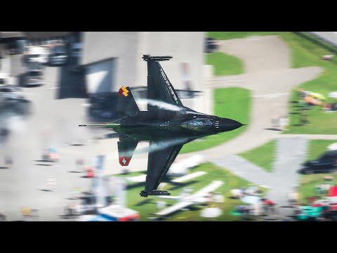 Belgian F-16 Fighting Falcon 'Dream Viper' TERRIFIC Display at ZigAirMeet 2023! (HQ Deep Bass Audio)